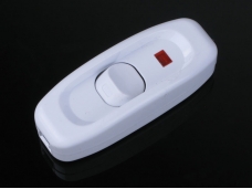 Multi-function White Plastic Button Switch